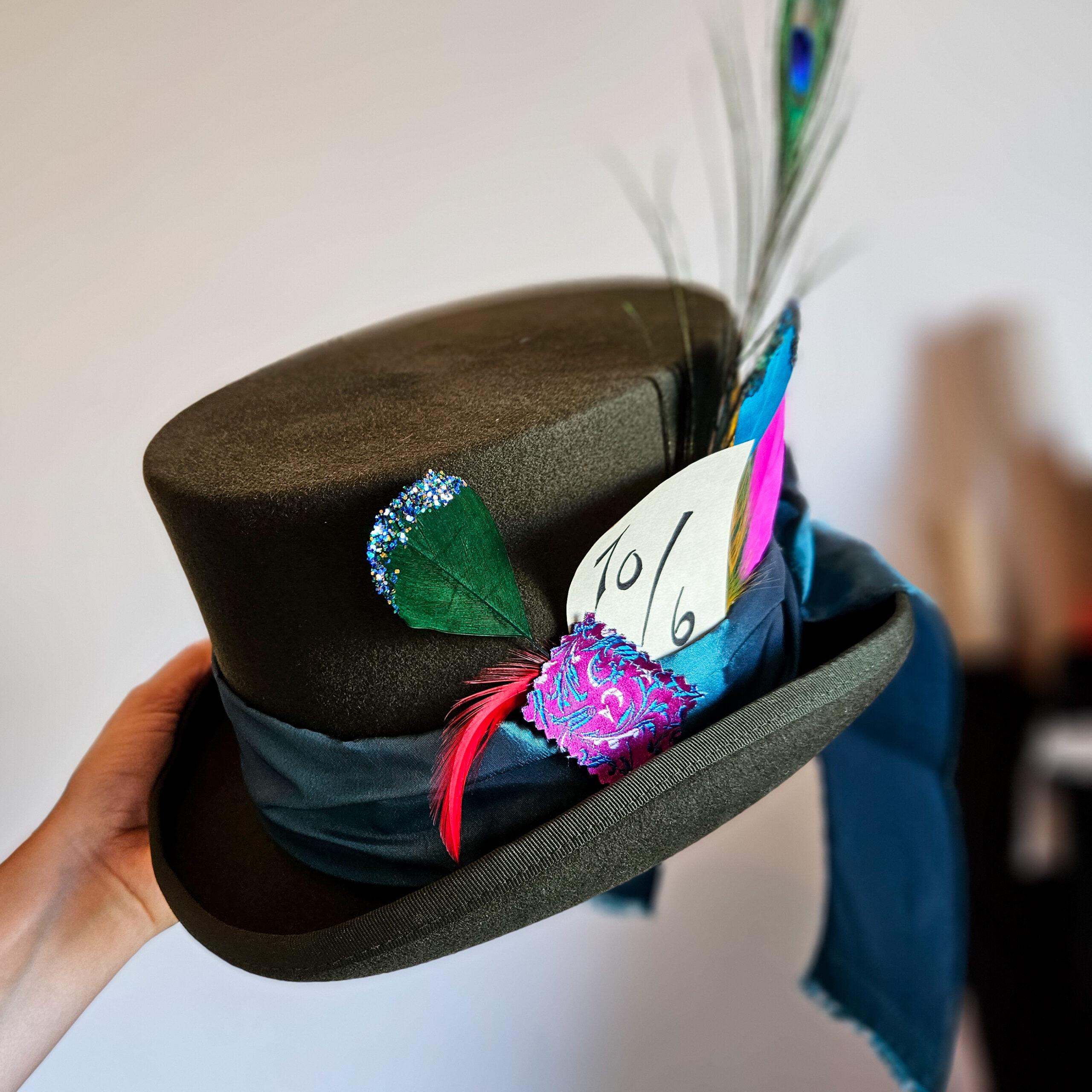 Atelier Spatz Dark Green Mad Hatter Top Hat