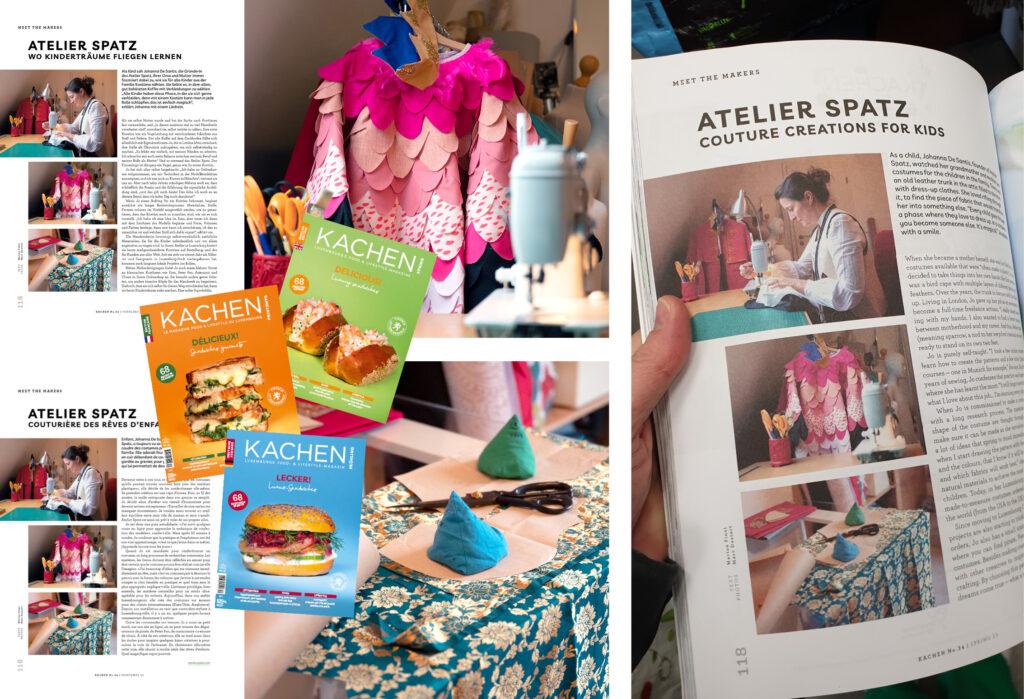 Atelier Spatz featured in KACHEN Magazine Luxembourg article on artisan business