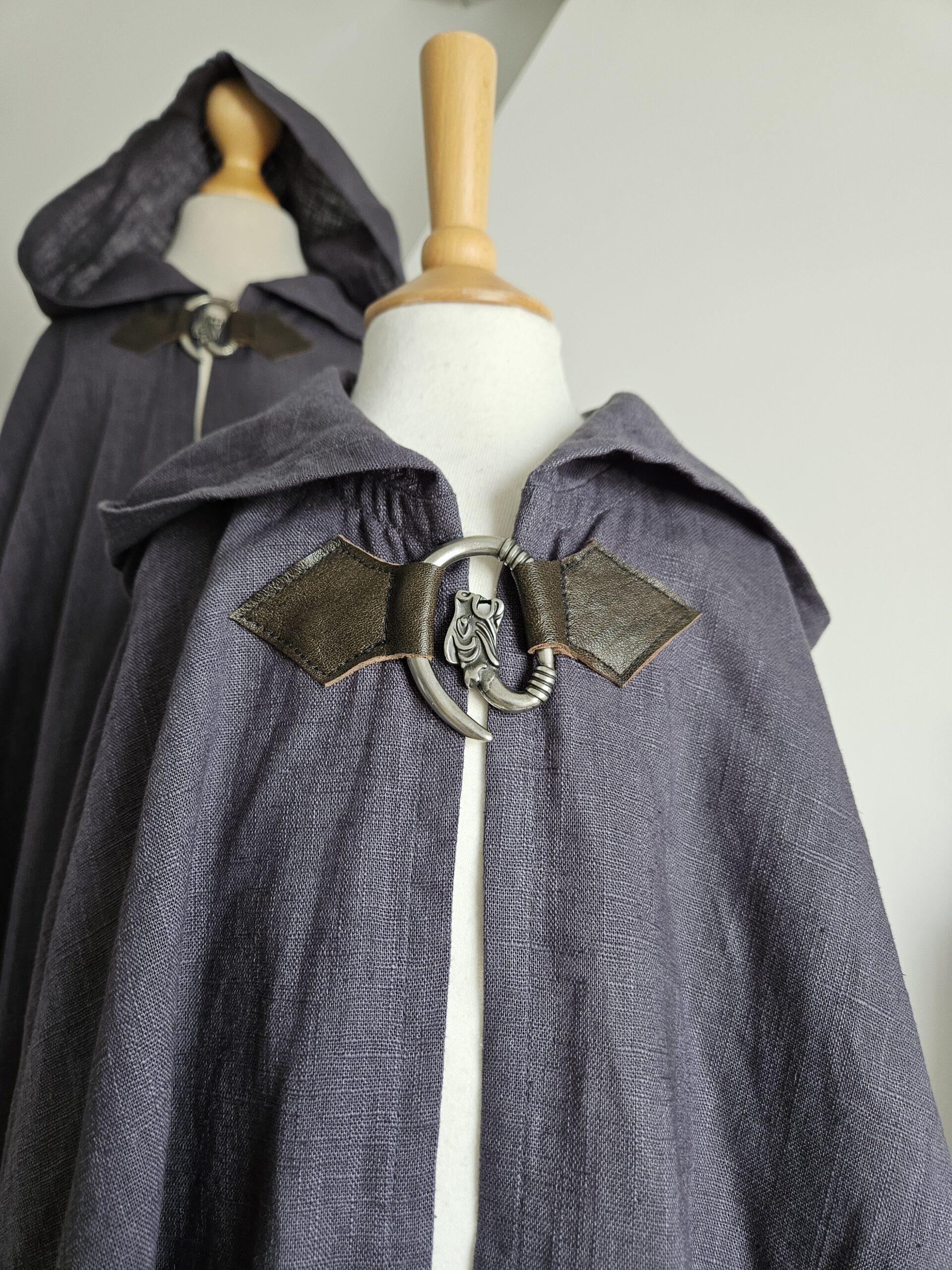 Atelier Spatz pure linen medieval dragon cloak cape