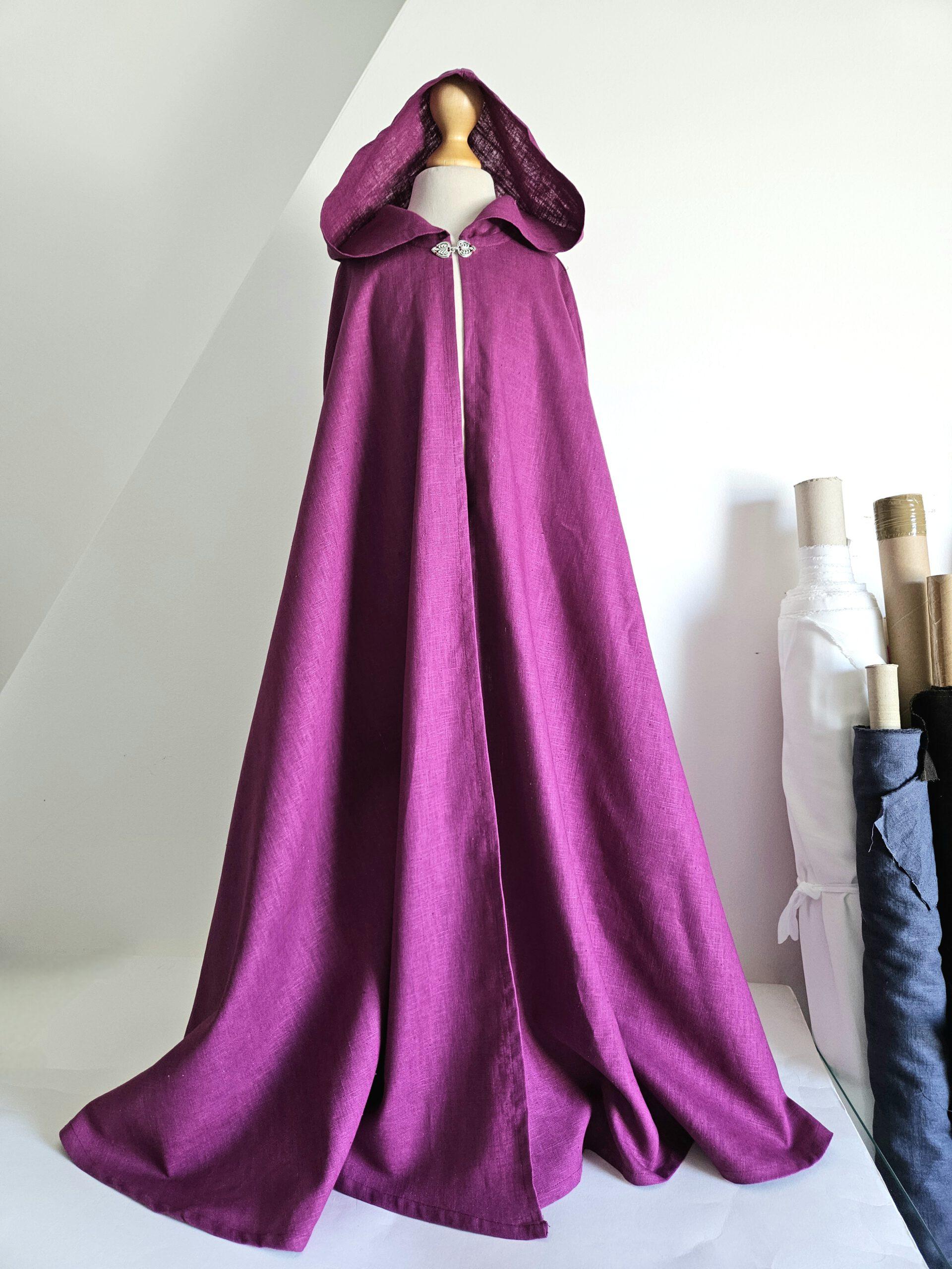 Atelier Spatz pure linen medieval princess cloak cape