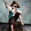 Costume complet de pirate pour enfants - gilet, chemise et pantalon