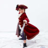 Manteau de pirate en velours Capitaine Crochet