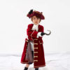 Manteau de pirate en velours Capitaine Crochet