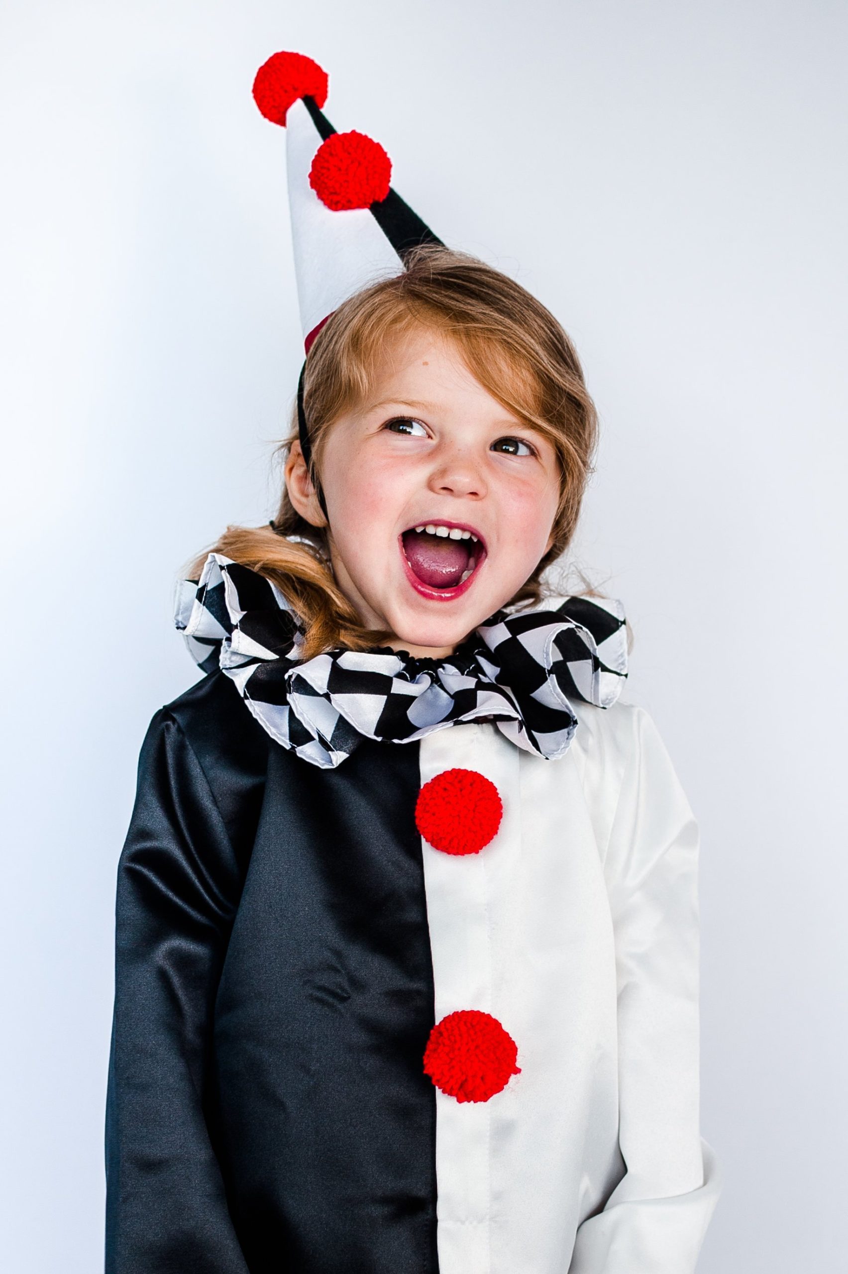 Black and White Harlequin HAT and COLLAR