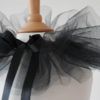 Collier de tulle noir Harlequin en noir ou blanc