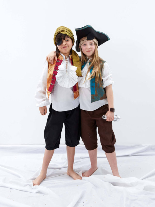 Kids Pirate Costume | Vest and Trousers only