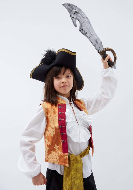 Costume de pirate pour enfants - gilet et pantalon seulement