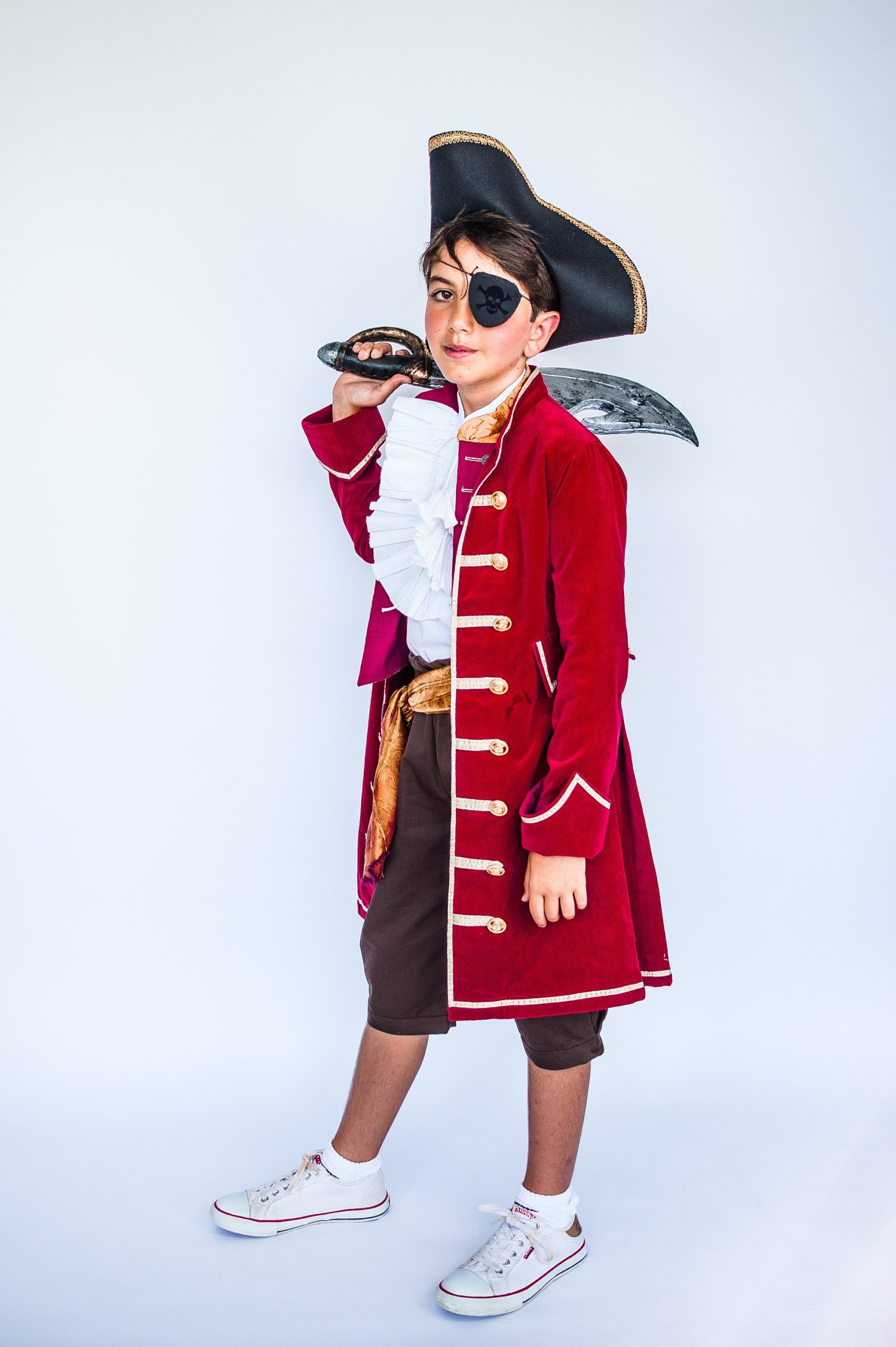 Manteau de pirate en velours | Costume de pirate | Costume d'Halloween | Costume pour enfants | Atelier Spatz