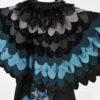 Raven Bird Cape | Black Crow Bird Costume