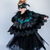 Raven Bird Cape | Black Crow Bird Costume