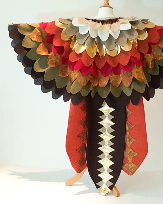 Costume enfant Oiseau des bois - Cape hibou marron - coloris au choix