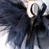 Collier de tulle noir Harlequin en noir ou blanc