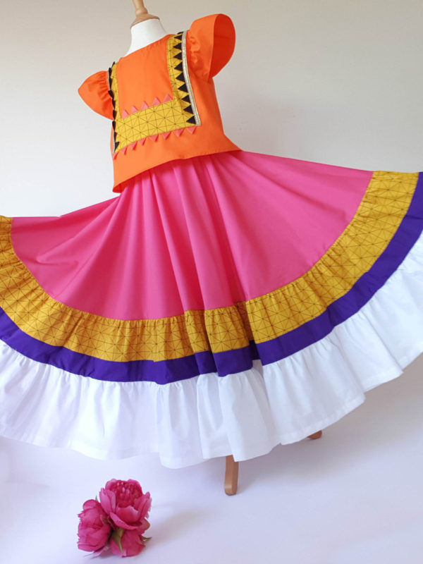 Frida Kahlo Coco inspired Mexican Dance Costume