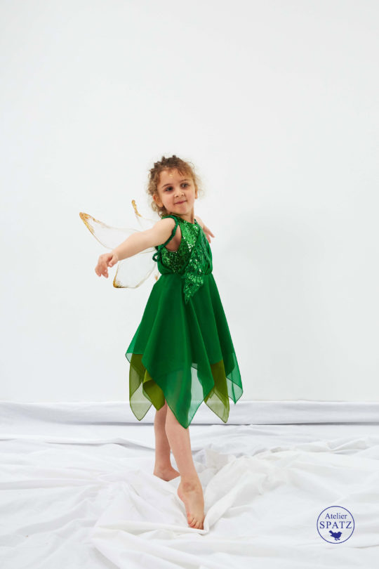 Costume de Fée Clochette | Costume de Fée Verte Peter Pan