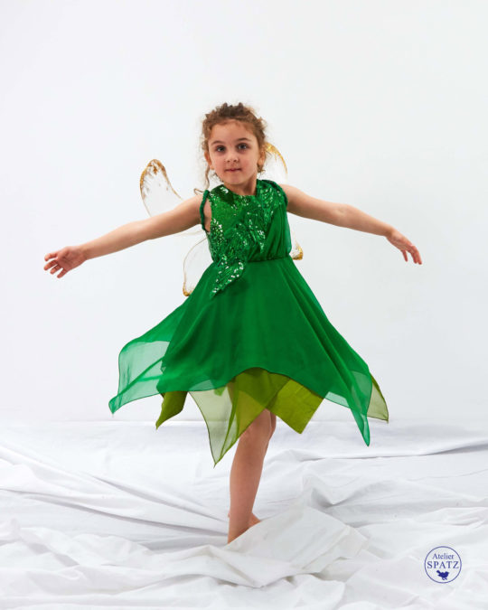 Costume de Fée Clochette | Costume de Fée Verte Peter Pan