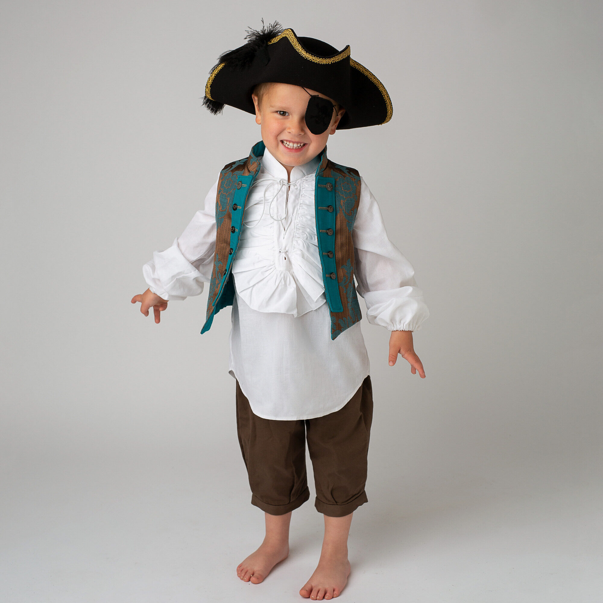 Kinder Piratenkostüm | nur Weste und Hose