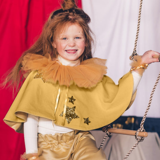 Lion Costume - CAPE, TULLE COLLAR and WRIST RUFFLE