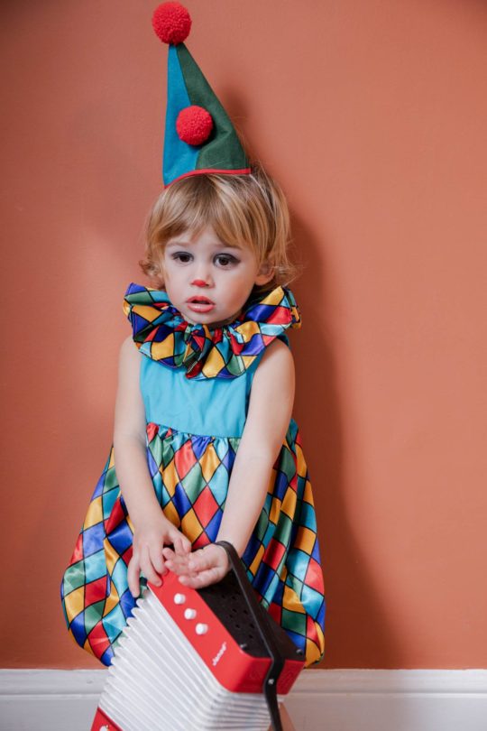 Baby and Toddler Clown Costume - Romper Suit & Hat
