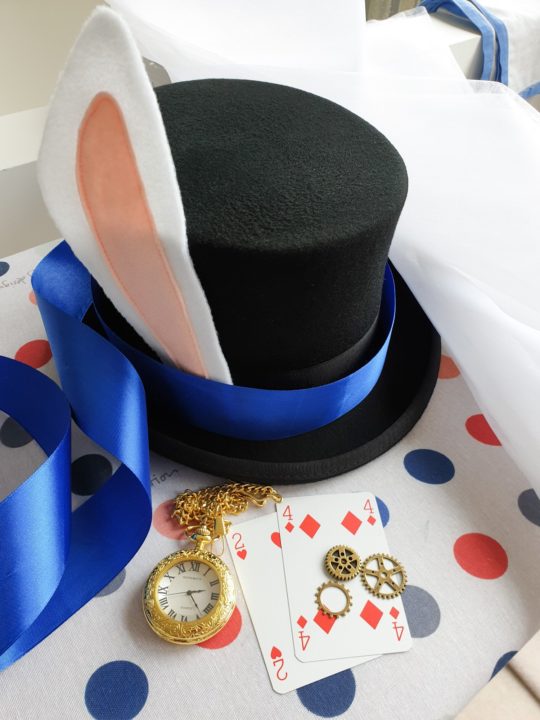 White Rabbit Top Hat for Alice in Wonderland Dress Up