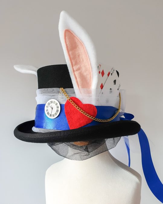 Chapeau haut de forme Lapin Blanc pour Alice au Pays des Merveilles Dress Up