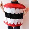 Costume d'Halloween pour enfants avec dents bavardes