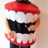 Costume d'Halloween pour enfants avec dents bavardes